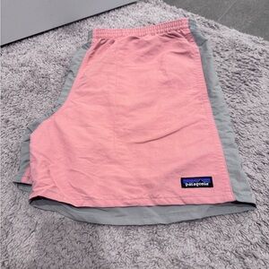 NWT Patagonia Salmon and Gray Shorts